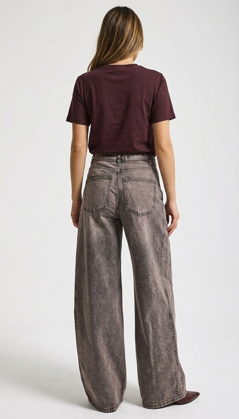 Barrel Jeans – High Waist