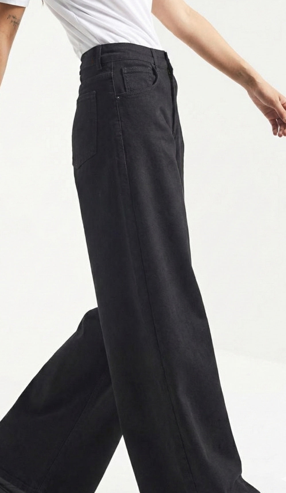 Obsidian Palazzo Jeans