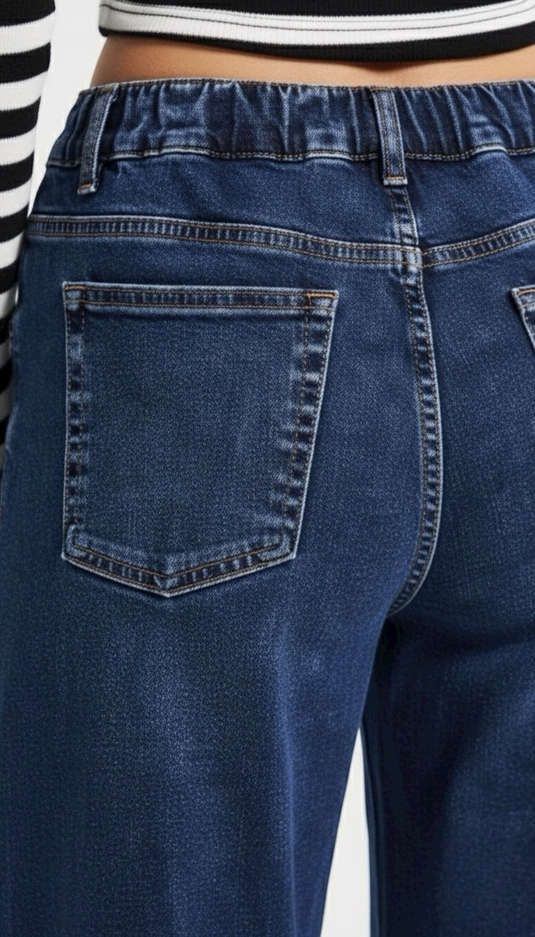 Palazzo Jeans - Classic Indigo