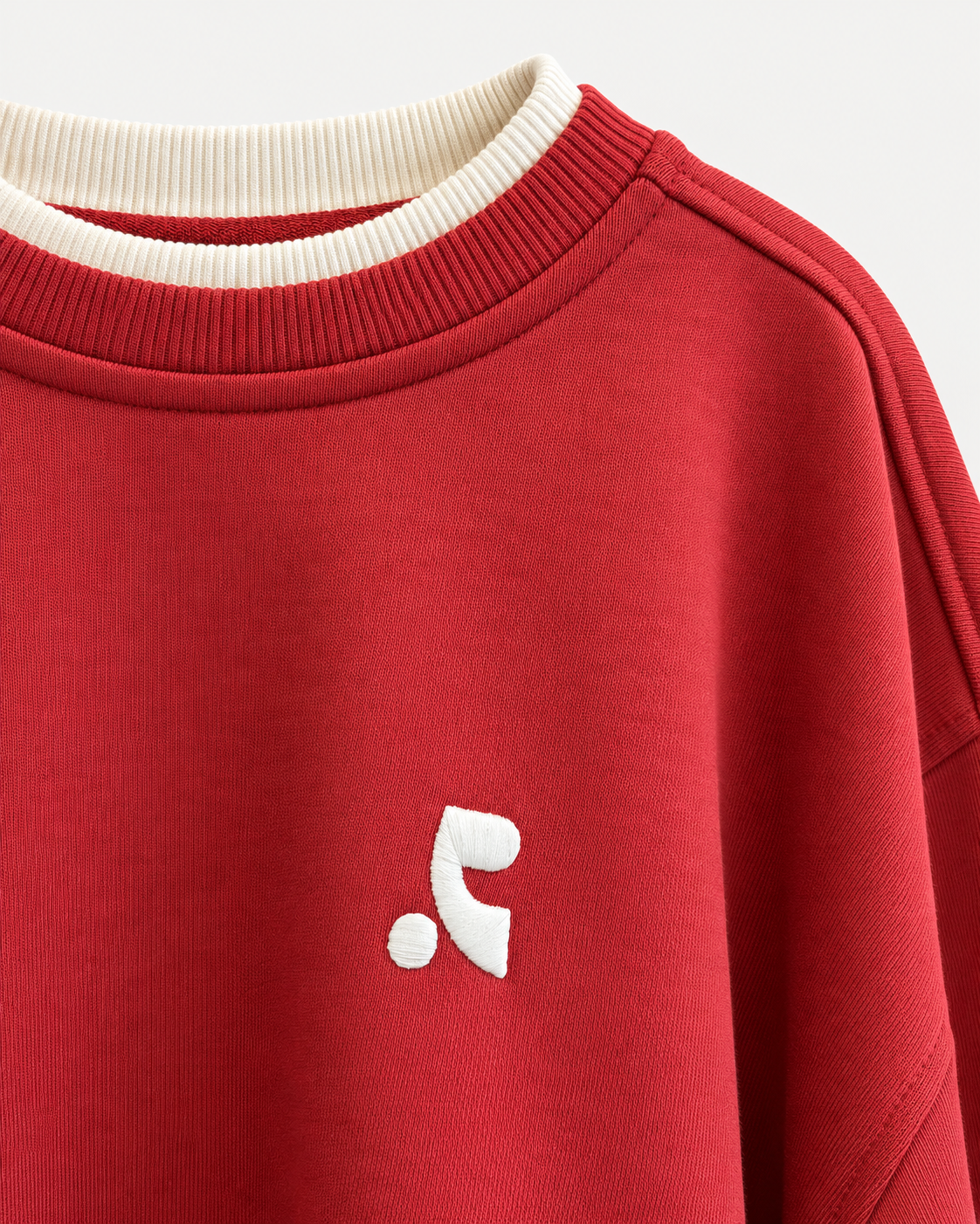 Layered Collar Sweatshirt
