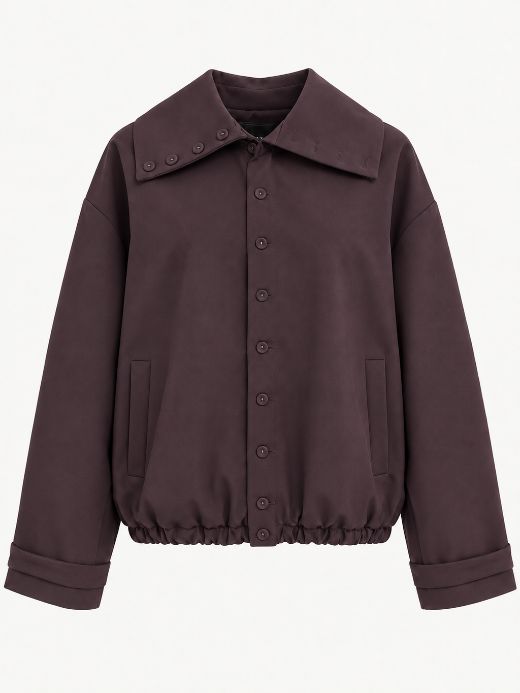 DUSTY PLUM COLLAR JACKET