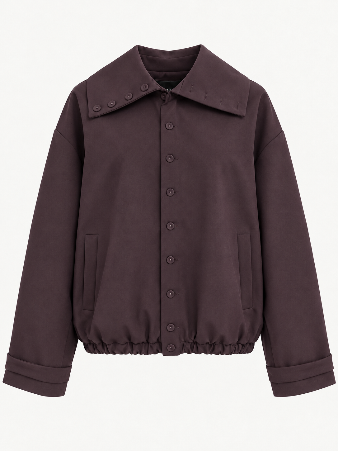 DUSTY PLUM COLLAR JACKET