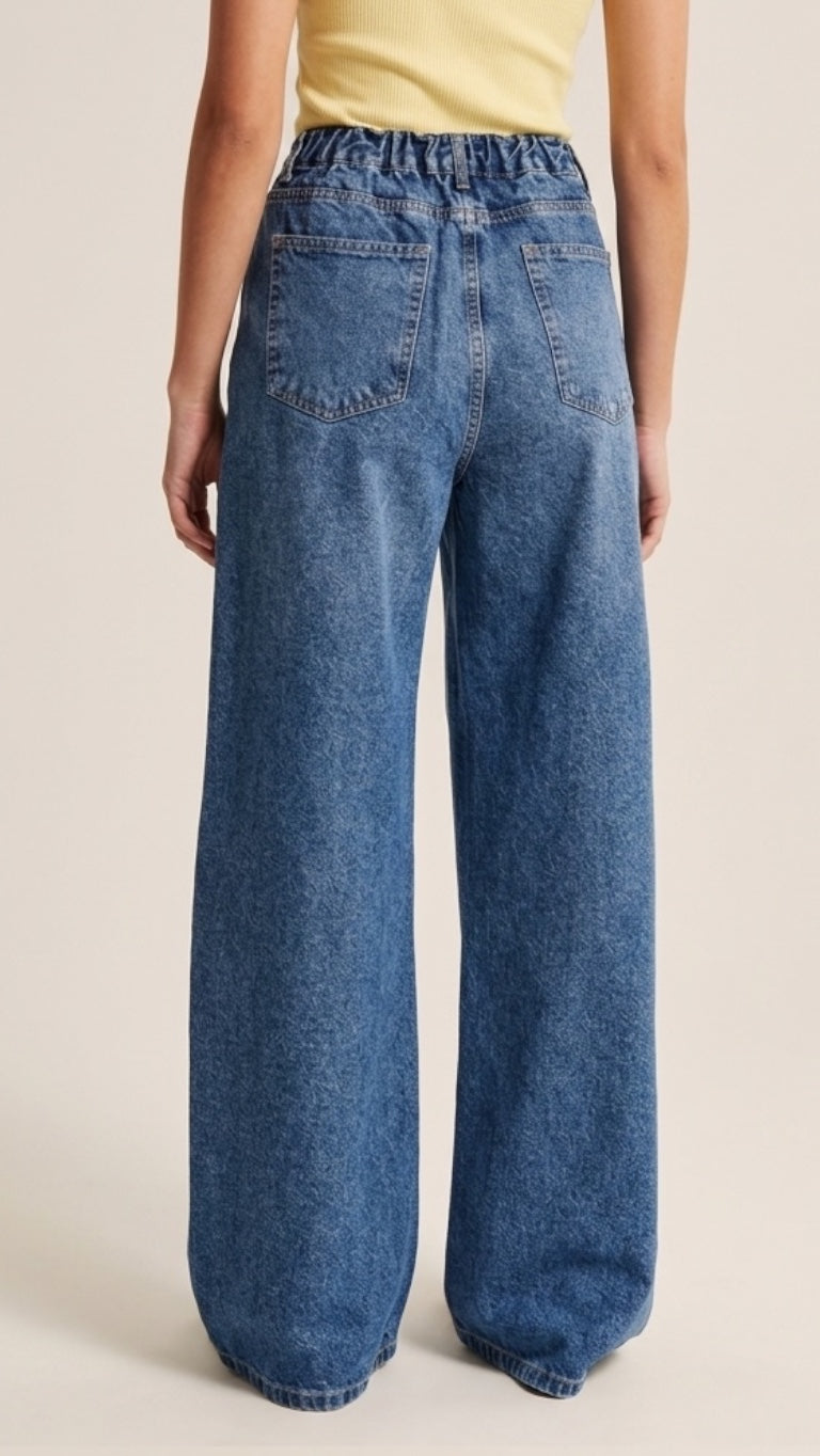The Ease Wide Leg Jeans