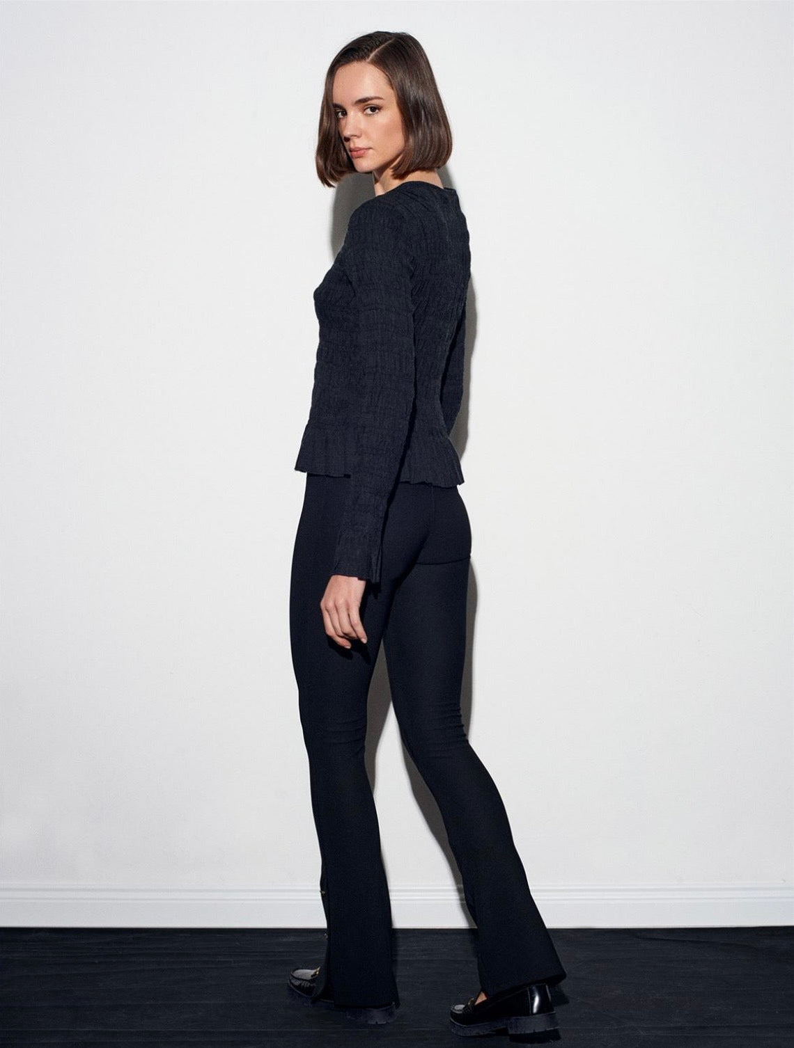 Sculpt Flare Pants – Espresso/Noir