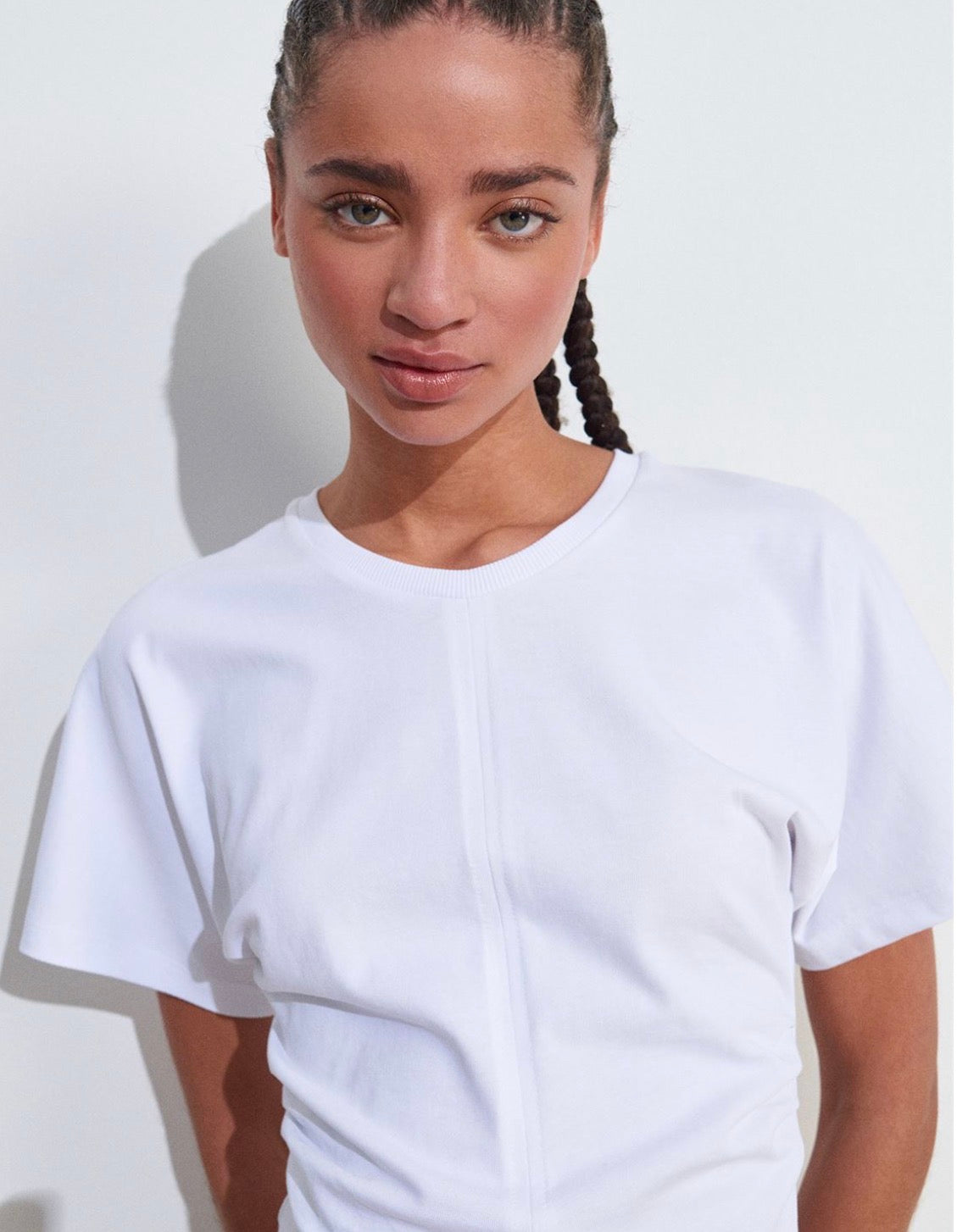 Contour Drape Tee – Deep Ocean