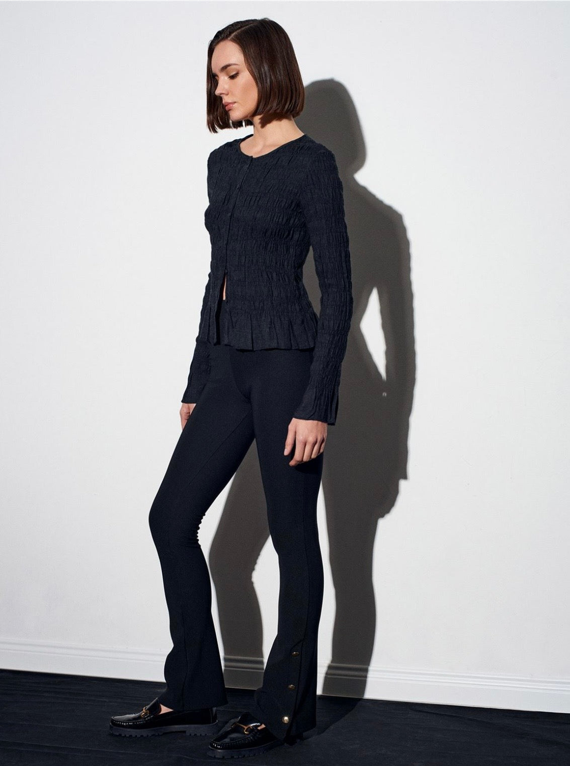 Sculpt Flare Pants – Espresso/Noir