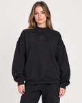 Monochrome Embroidered Sweatshirt