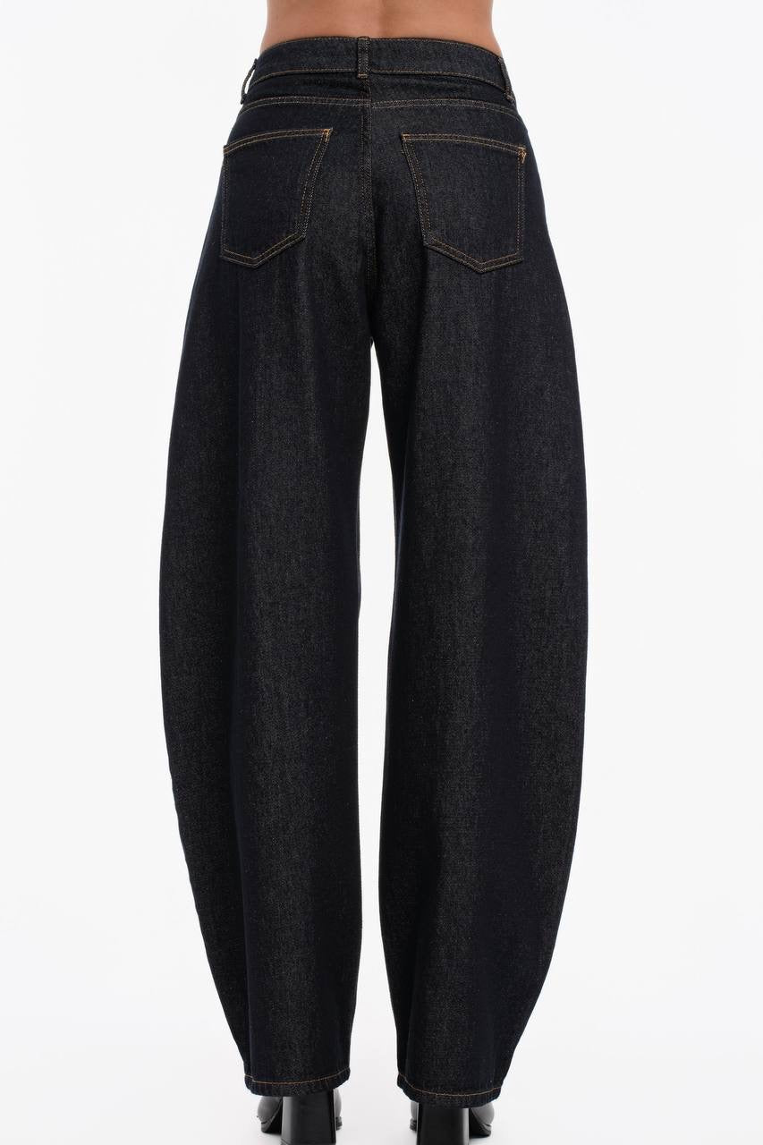 TW3 NightBlue Balloon Jeans with Scarf Detail