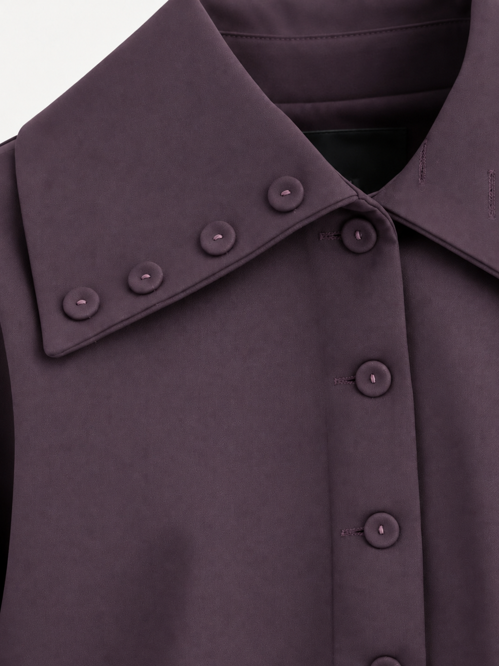 DUSTY PLUM COLLAR JACKET