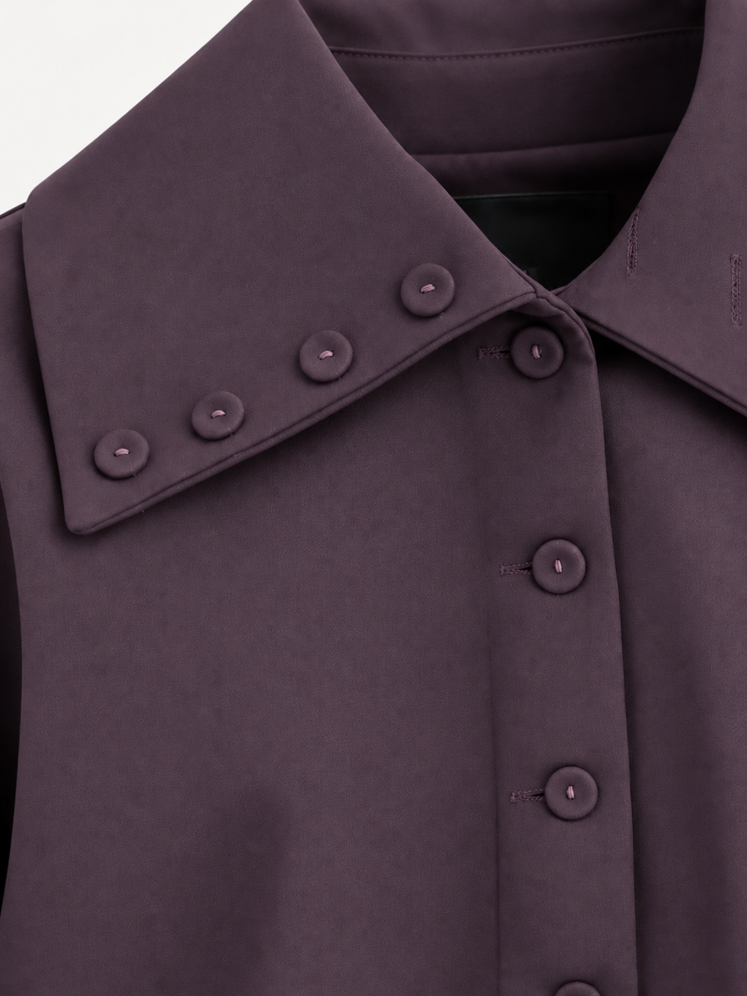 DUSTY PLUM COLLAR JACKET