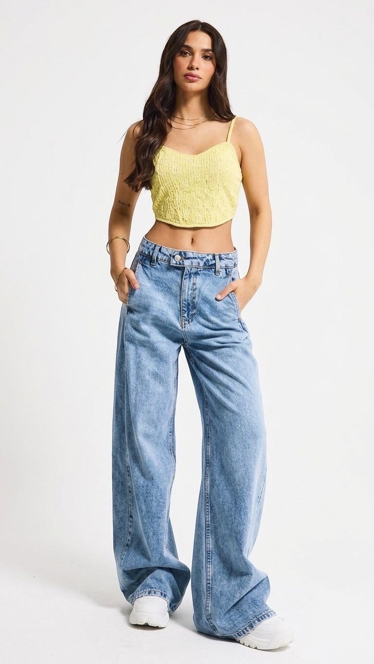 Barrel Jeans – High Waist