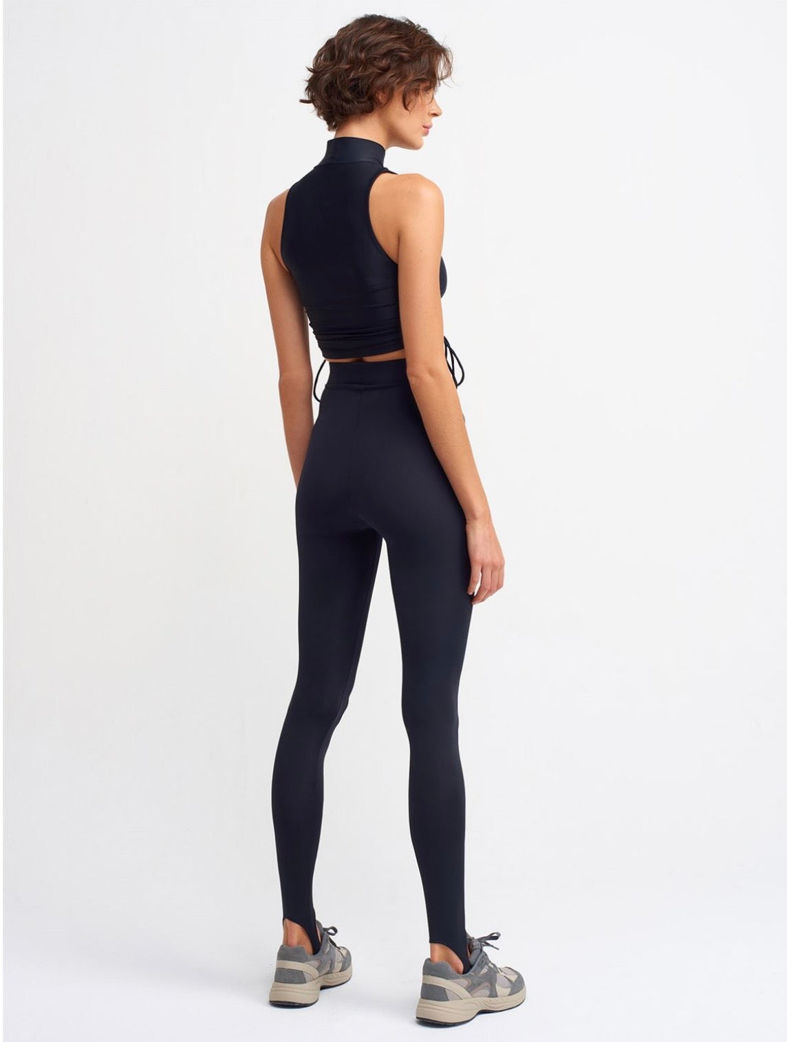 Sculpt Stirrup Leggings – Espresso/Noir