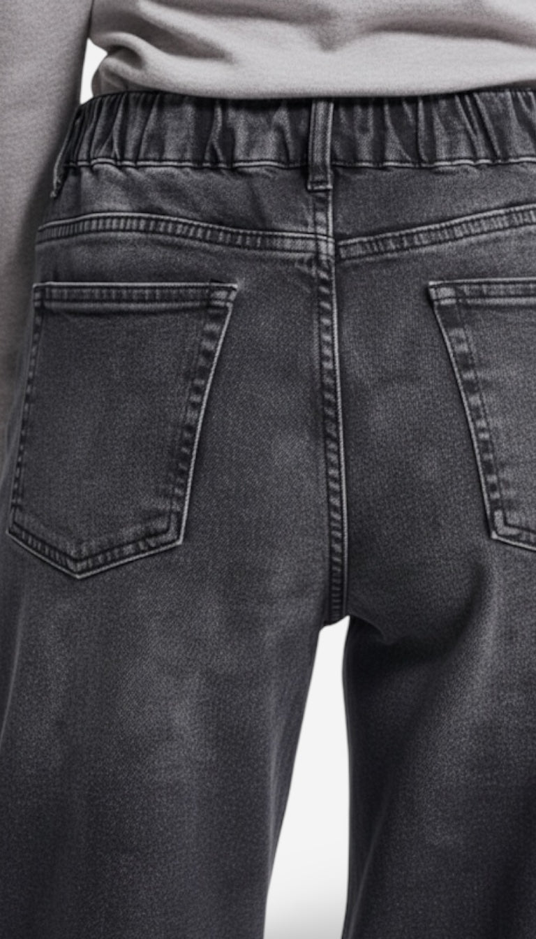 Charcoal Palazzo Jeans