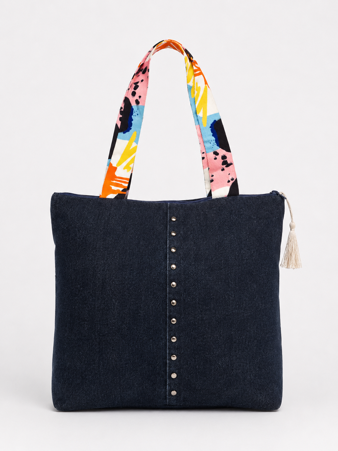 VINTRO Pop Denim Tote