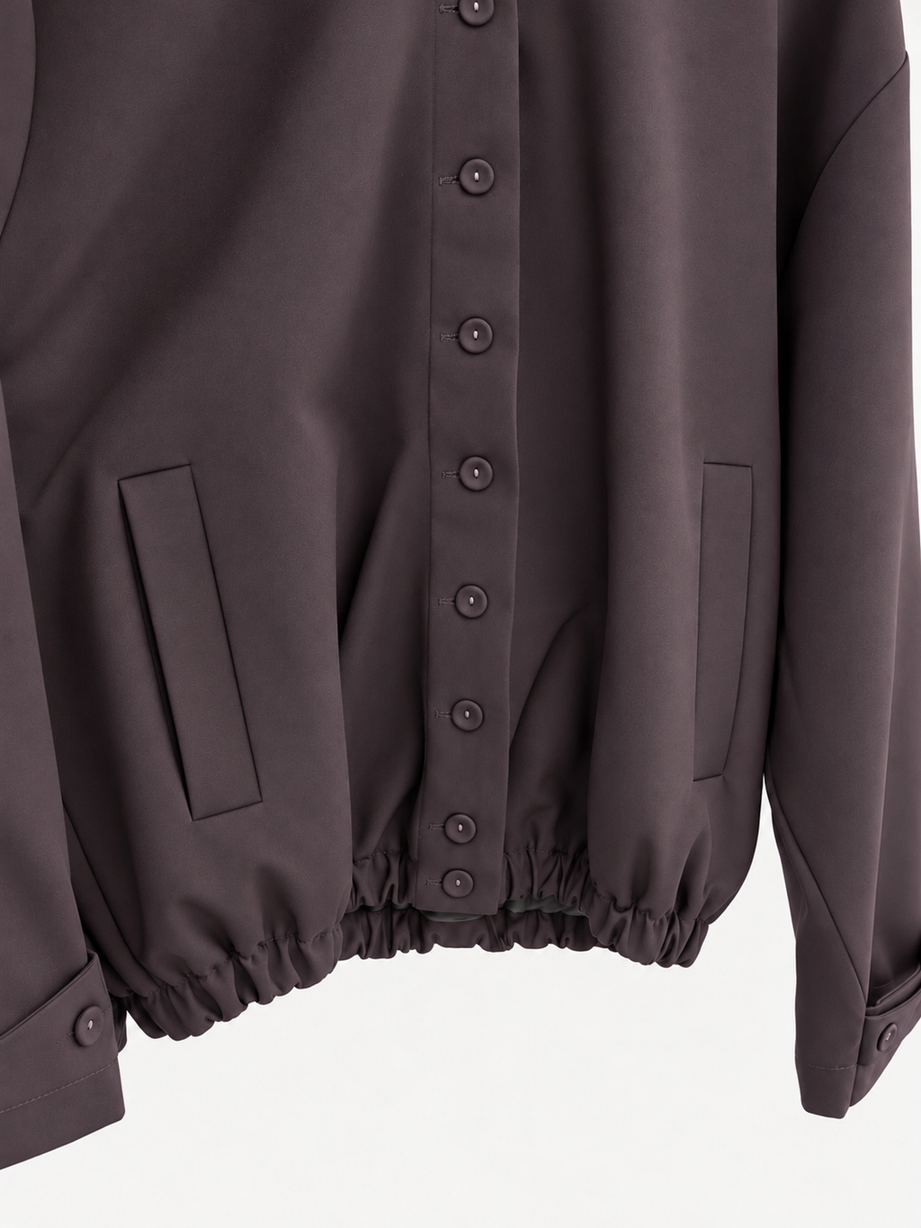 DUSTY PLUM COLLAR JACKET