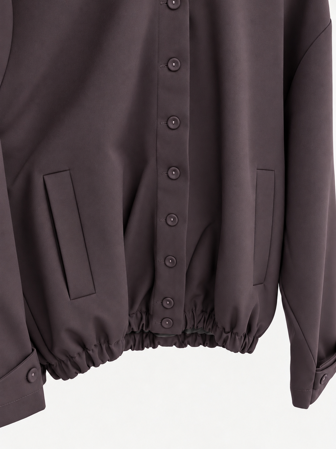 DUSTY PLUM COLLAR JACKET