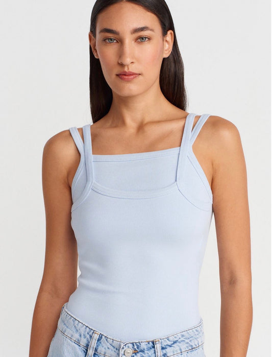 Contour Strap Ribbed Top – Sculpt Fit Essential