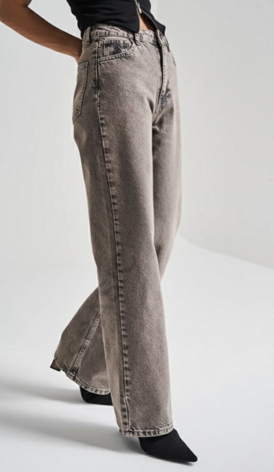 The Greige Straight Jeans