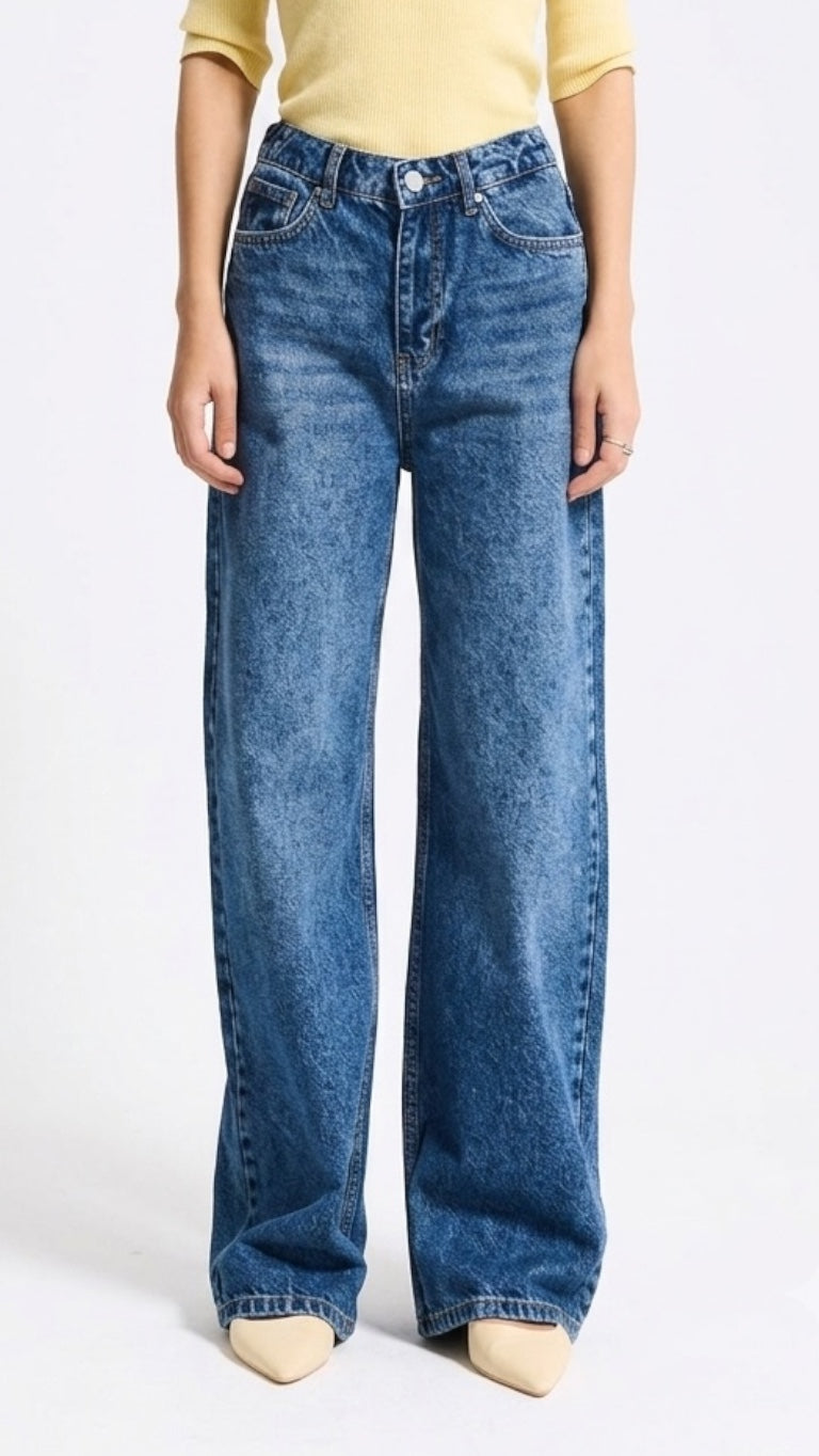 The Ease Wide Leg Jeans