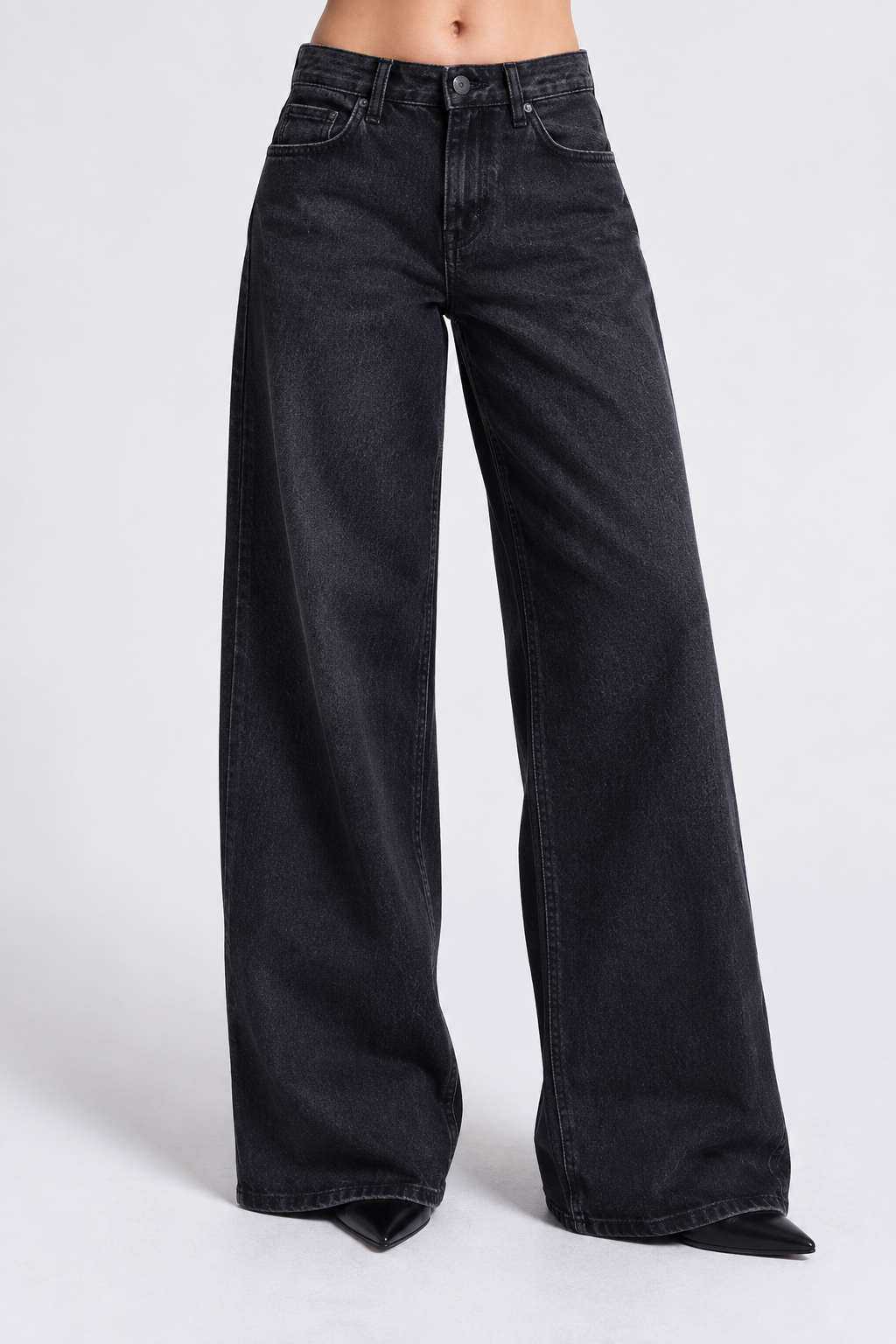 Vintro Signature Palazzo Jeans – Elastic Waist (6 Colors)