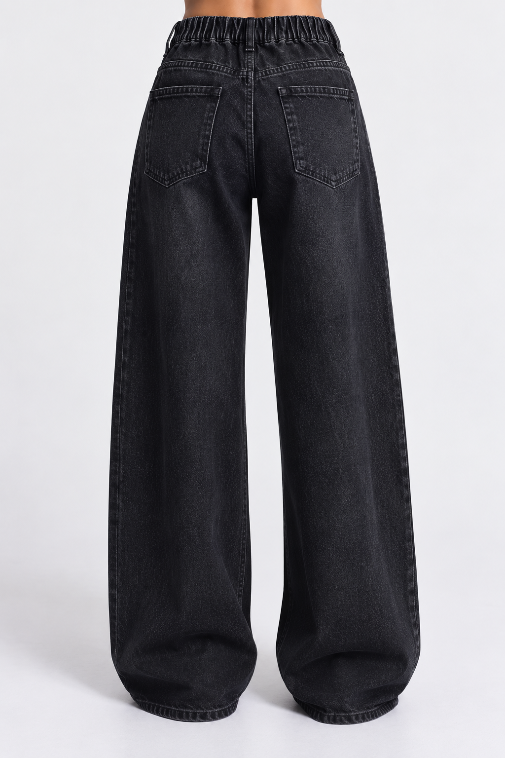 Vintro Signature Palazzo Jeans – Elastic Waist (6 Colors)