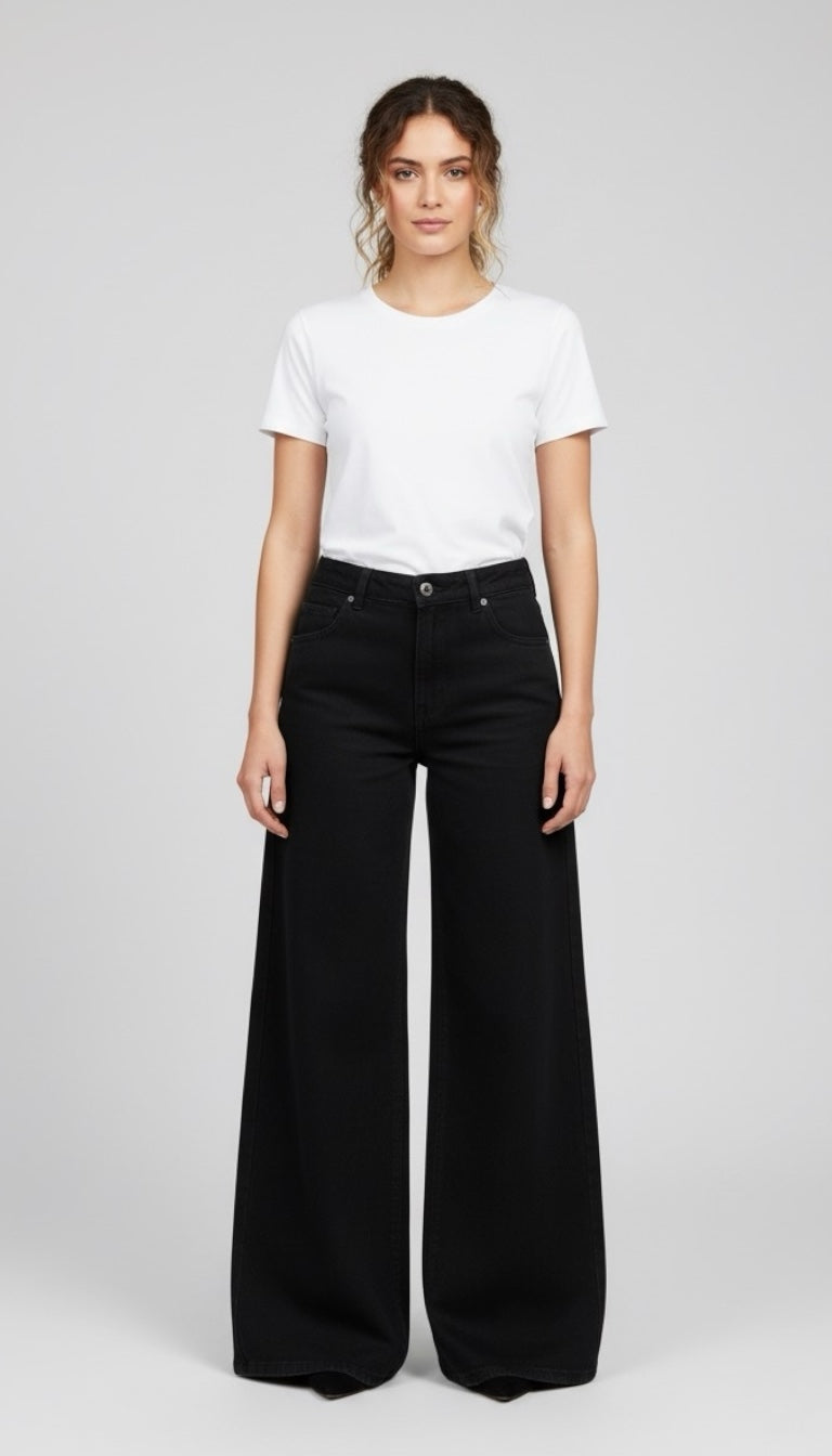 The Ultra Wide Black Palazzo