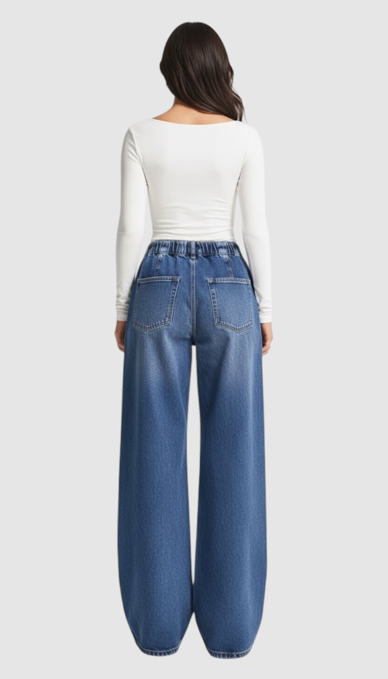 The Classic Palazzo Denim — Sizes 40, 48