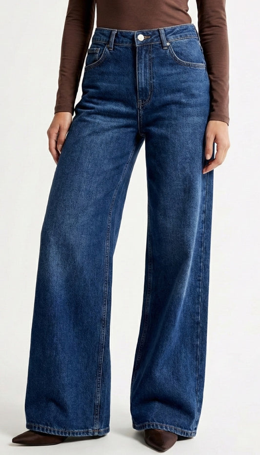 Palazzo Jeans - Classic Indigo