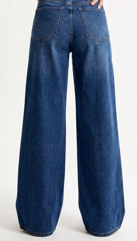 Palazzo Jeans - Classic Indigo