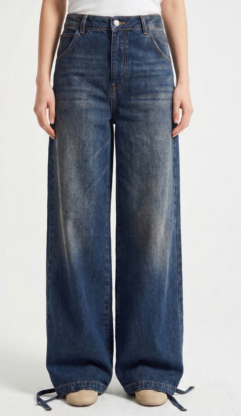 The Midnight Blue Curve Jeans — Size 36 only