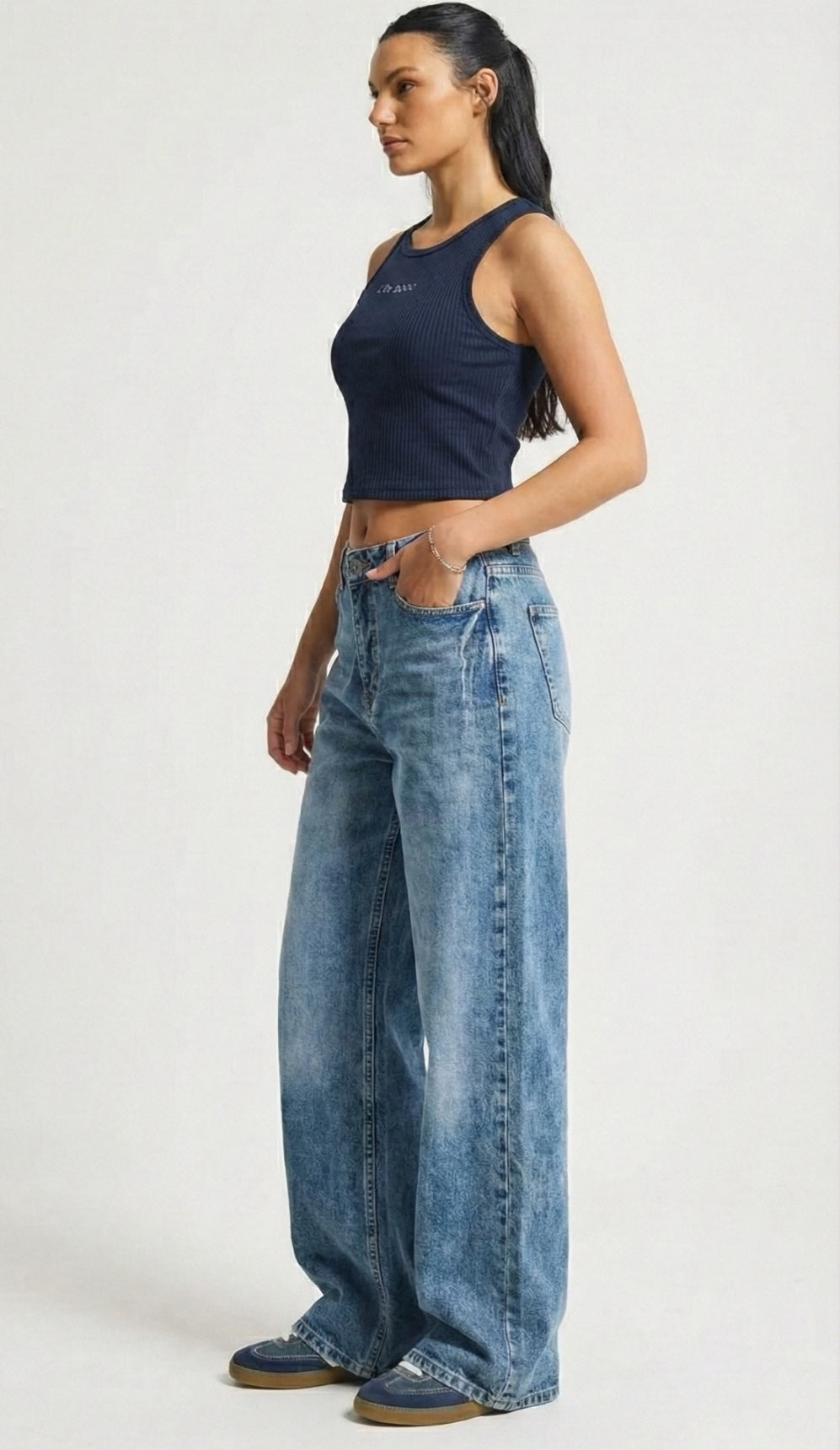 Horizon Wide Jeans – Light Wash