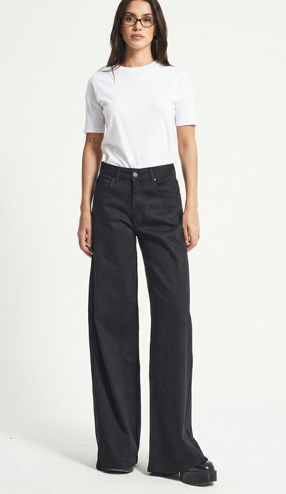 Obsidian Palazzo Jeans