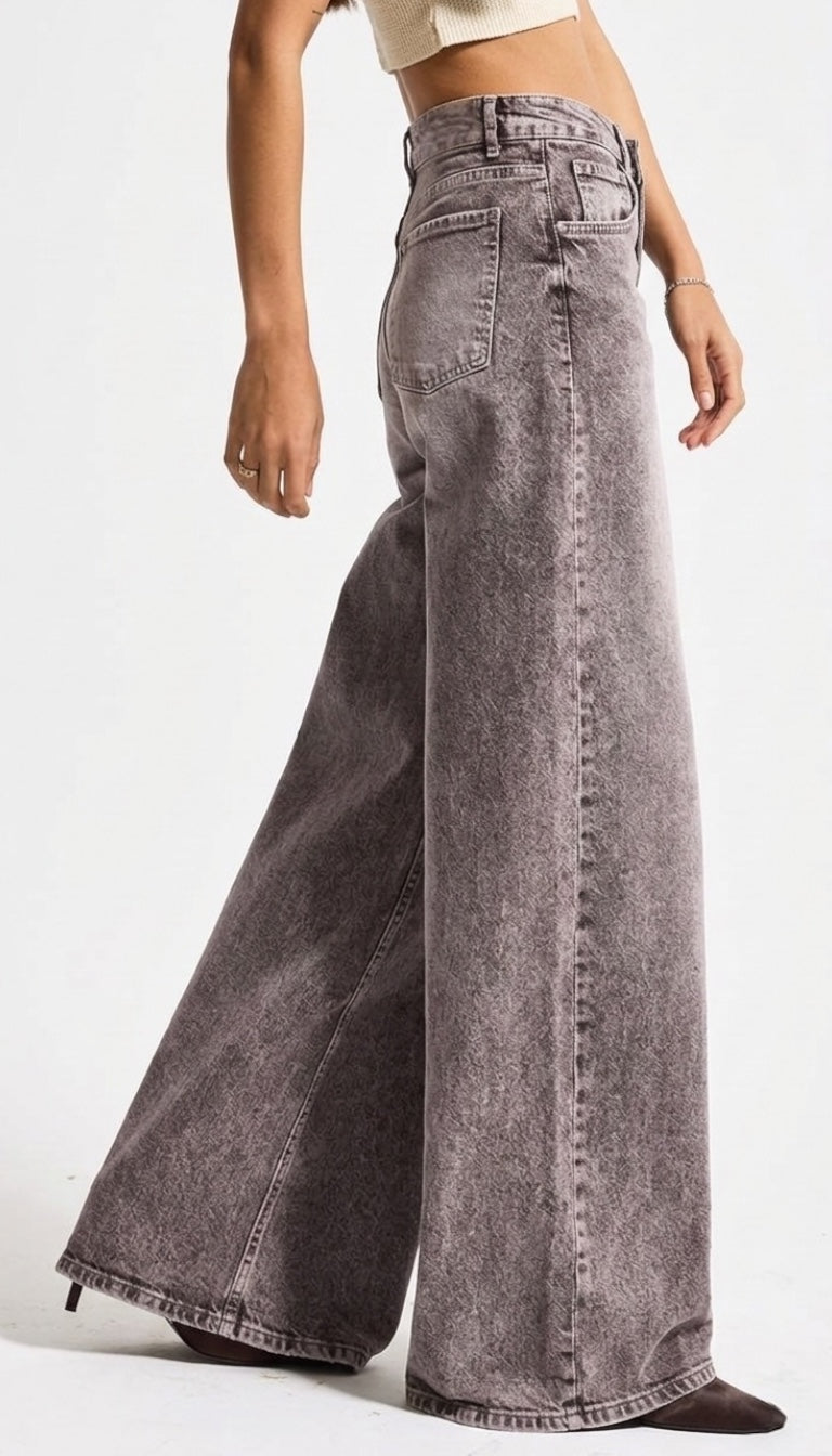 Dust Flow Palazzo Jeans
