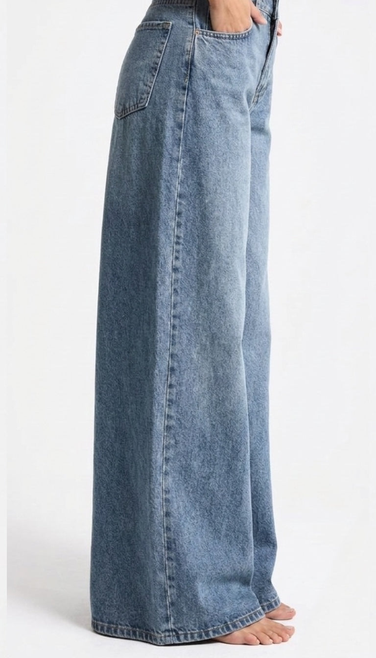 Signature Summer Palazzo Jeans – Wide Leg (3 Colors)