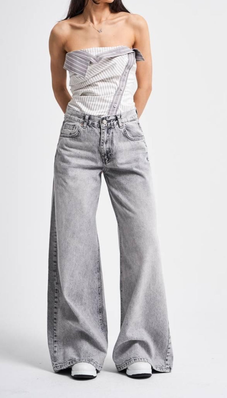 Signature Summer Palazzo Jeans – Wide Leg (3 Colors)