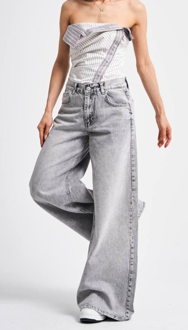 Signature Summer Palazzo Jeans – Wide Leg (3 Colors)