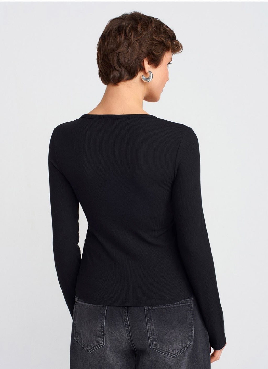 The Line Button Top — Size S only