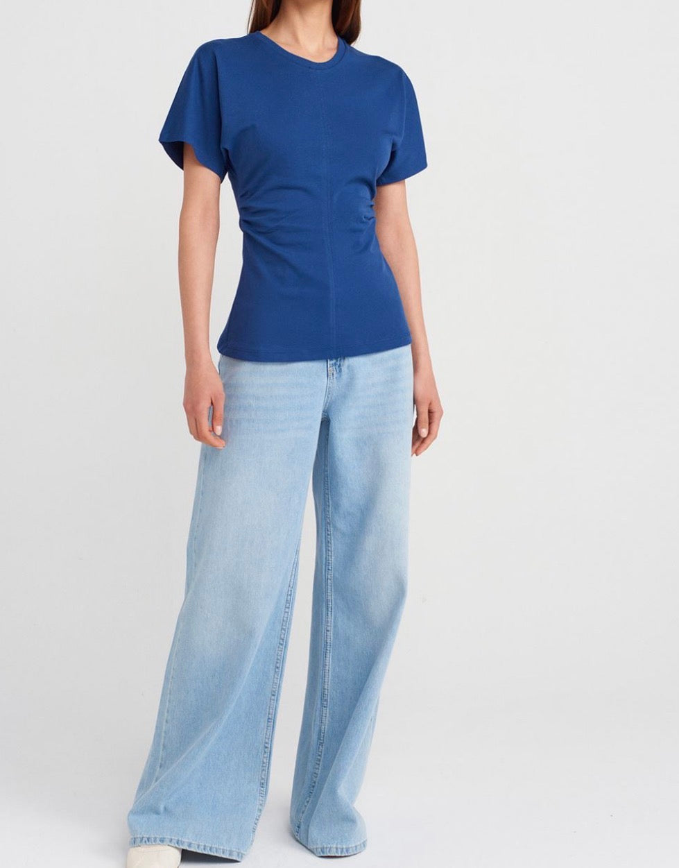 Contour Drape Tee – Deep Ocean